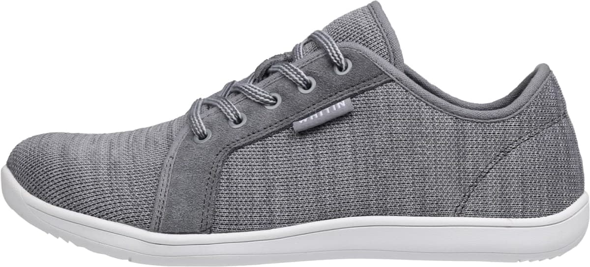 WHITIN Men's Wide Barefoot Sneakers for Optimal Relaxation W81, W81 Dark Grey, 13 Wide thumbnail 3