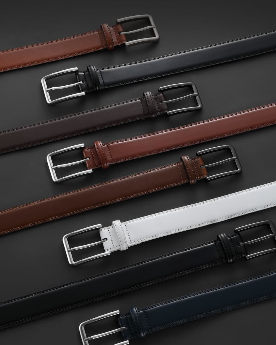 CHAOREN Mens Belt Leather Ratchet Belt - Customizable Fit, Effortless Style (35mm) thumbnail 5
