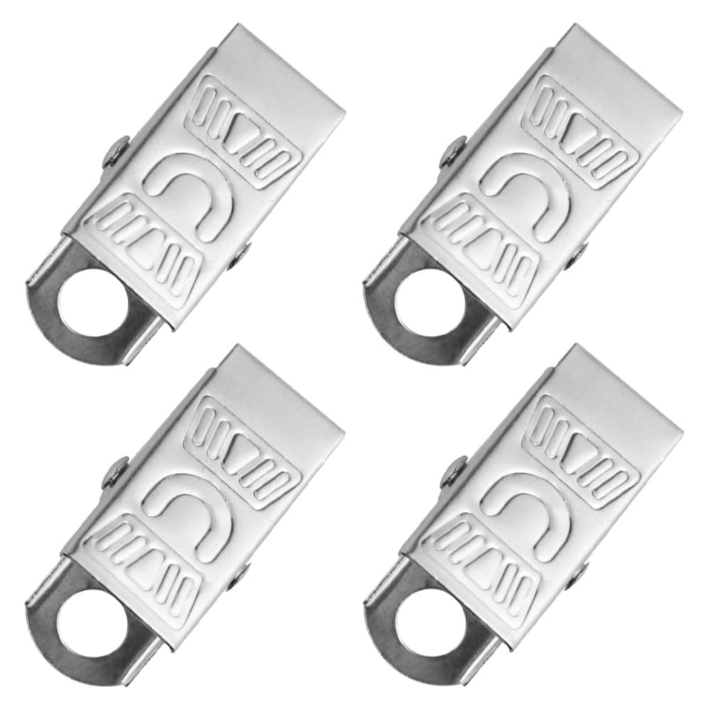 TOVOT 100PCS Anti-Slip Metal Clips 30MM Badge Holders Crocodile Shape Clamps Heavy Duty Metal Clips for Clothes Crafts Office thumbnail 2