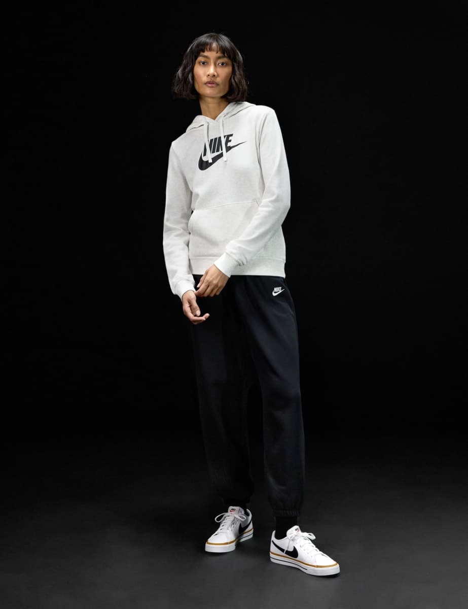 Nike Women's Court Legacy Next Nature Shoes, White/Black-Desert Ochre-Team Orange, 9 thumbnail 3