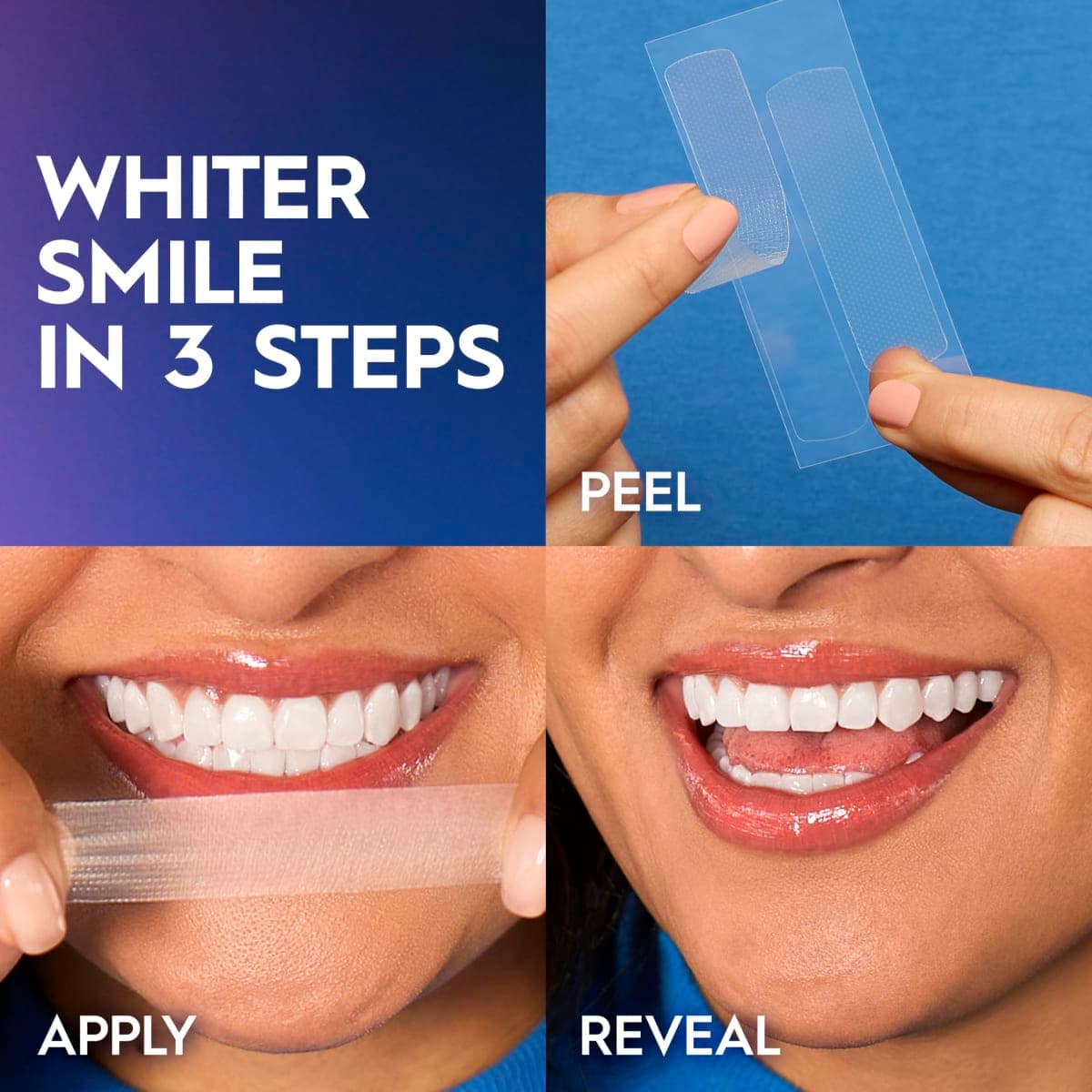 Crest 3DWhitestrips Sensitive White At-Home Teeth Whitening Kit, 18 Treatments, Gently Removes 15 Years of Stains thumbnail 4