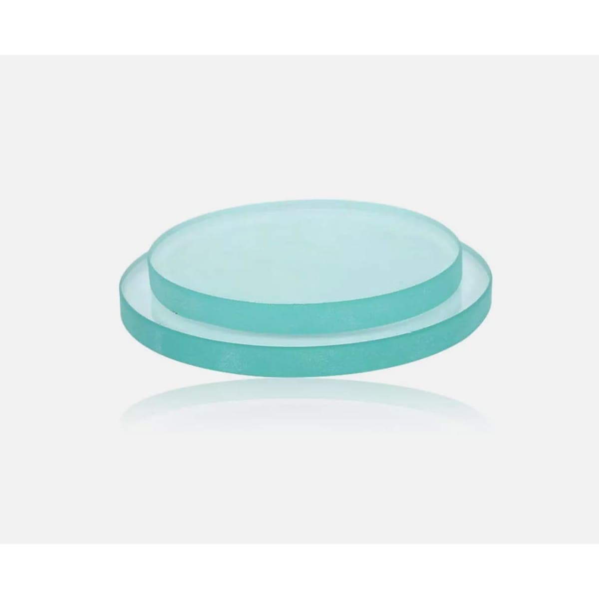 Gixufueo Dia. 0.98"（25MM） Flat Round Tempered Glass Round Polished Edge Glass 0.07" （2MM） Thickness Glass Lens 2PCS thumbnail 2