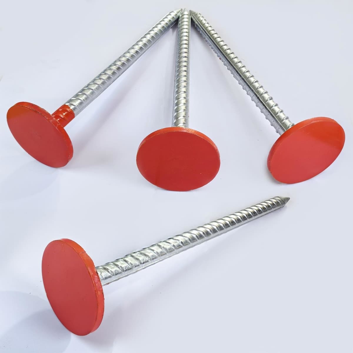 WANSRUYI Rebar Survey Marker Stakes, 12 Inch Long - 1.35 LB Heavy Duty, Hi-Vis Orange (8 Pack) thumbnail 4
