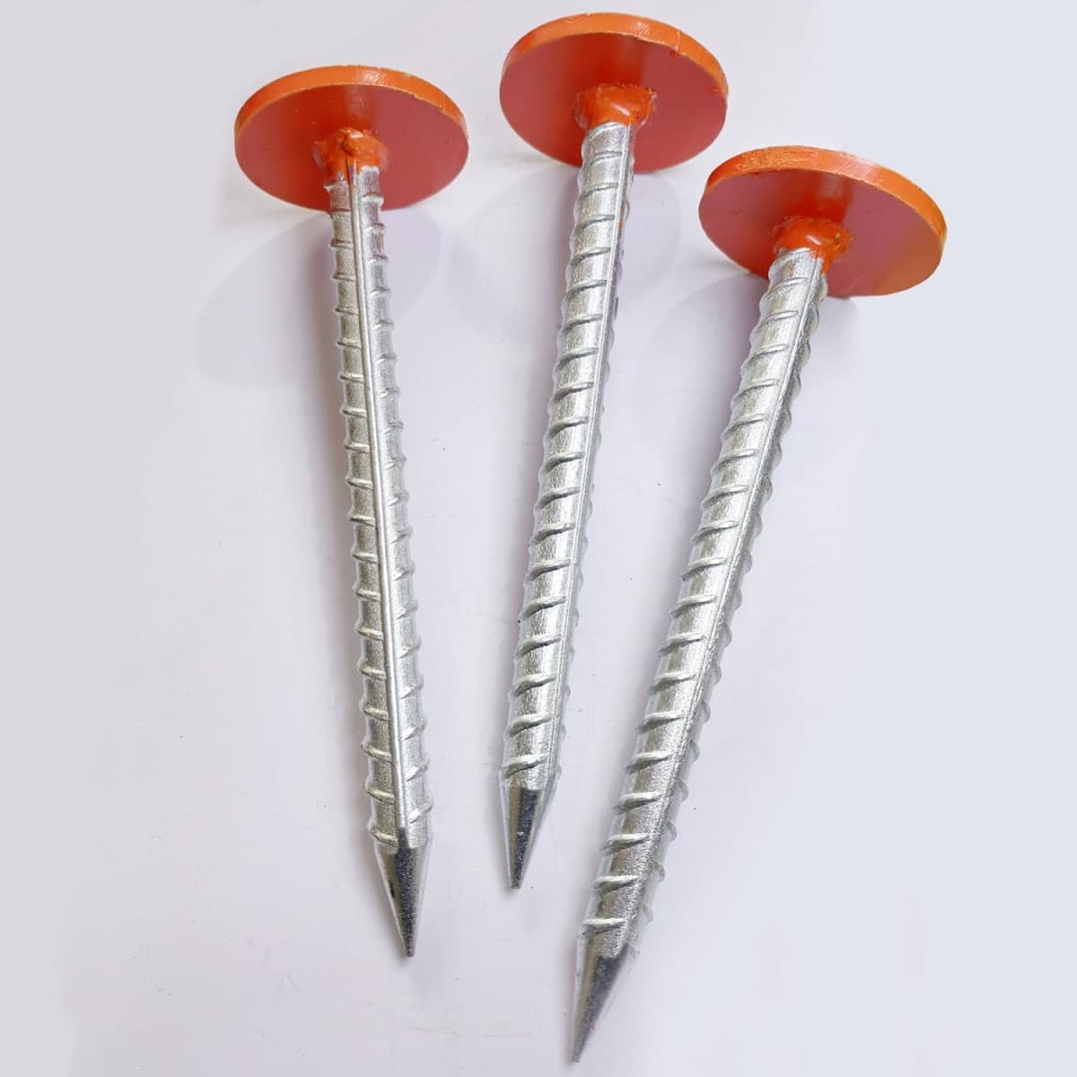 WANSRUYI Rebar Survey Marker Stakes, 12 Inch Long - 1.35 LB Heavy Duty, Hi-Vis Orange (8 Pack) thumbnail 5