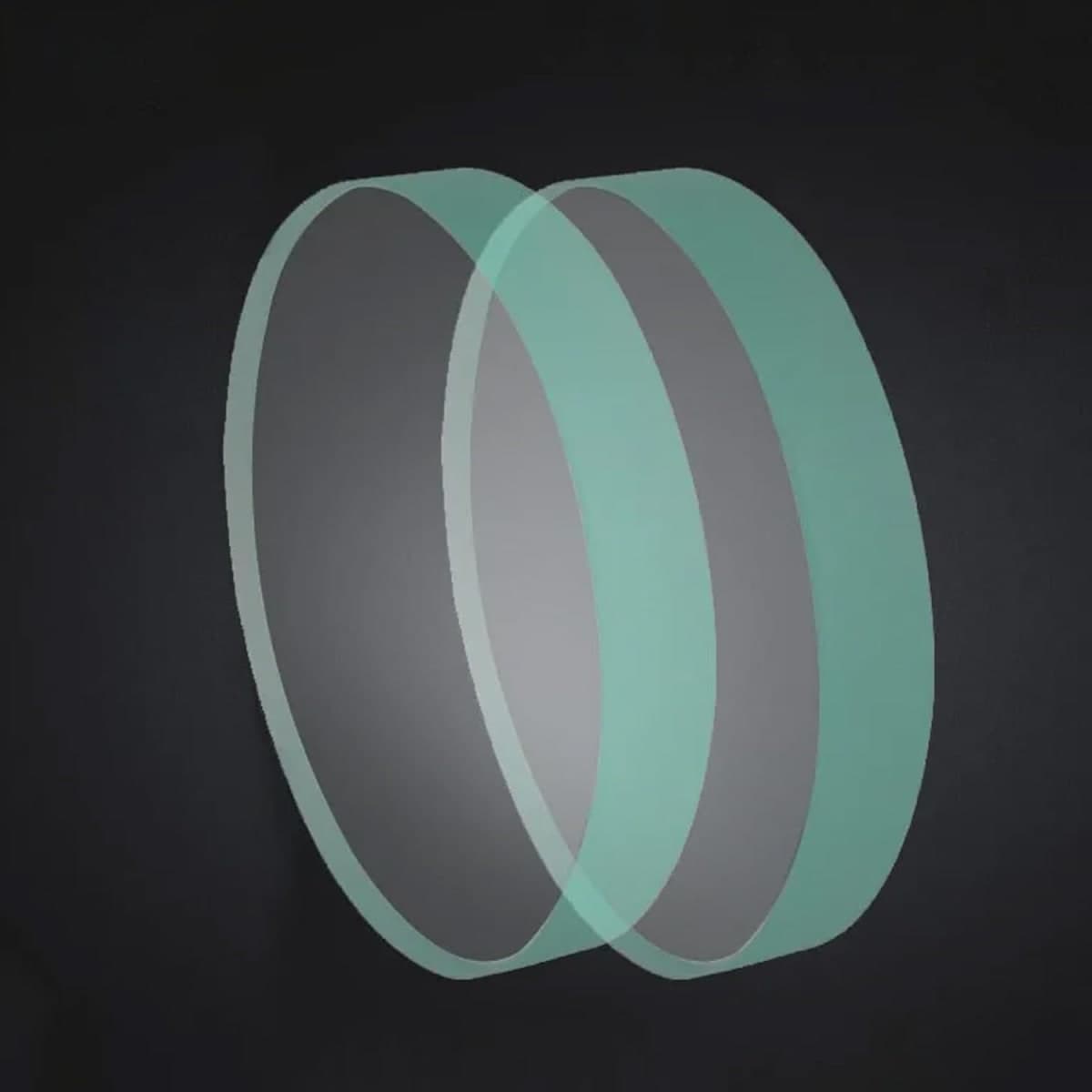 Gixufueo Dia. 0.98"（25MM） Flat Round Tempered Glass Round Polished Edge Glass 0.07" （2MM） Thickness Glass Lens 2PCS thumbnail 5