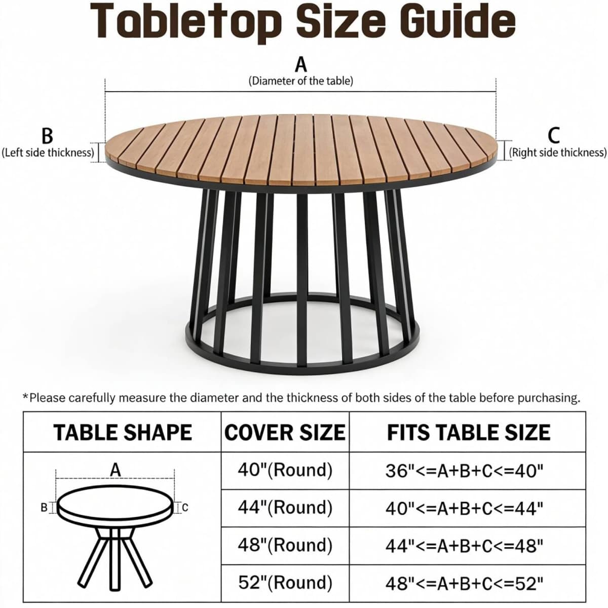 Spring Summer Easter Round Fitted Tablecloth with Elastic Edge Tulip Lavender Floral Circle Table Cloth for 48-52" Tables Wipeable Waterproof Farmhouse Flowers Table Cover for Picnic Dining Outdoor thumbnail 4