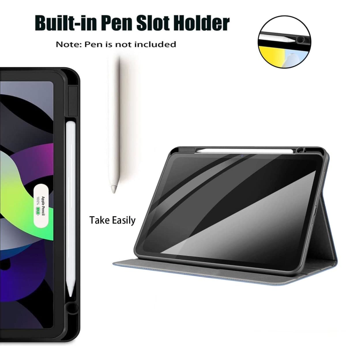 ZERMU Case for iPad (A16) 11th/10th Generation 11''/10.9'' (2025/2022), Messi #10 Argentina Soccer Shockproof Magnetic Cover [Auto Sleep/Wake] with Pencil Holder thumbnail 5