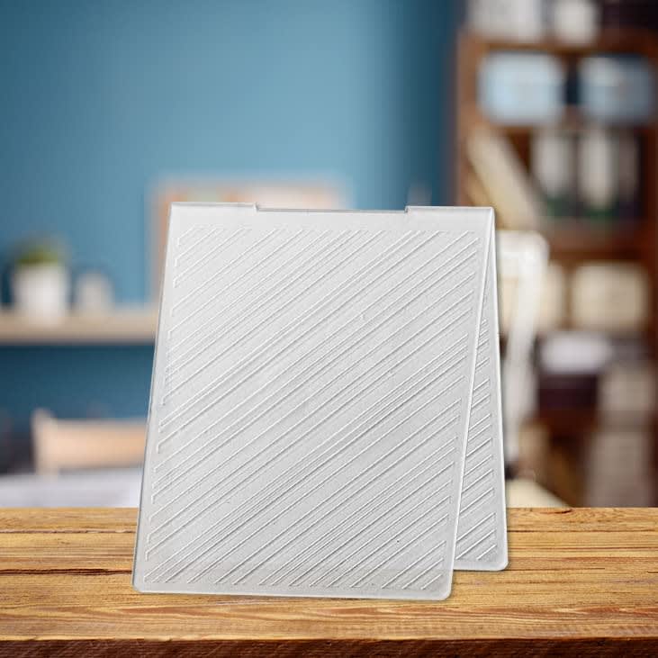 Strips Plastic Embossing Folders for Card Making Lines Background Scrapbooking Plastic Template Photo Album Card Paper Handmade DIY Craft Decoration Template Molds thumbnail 4