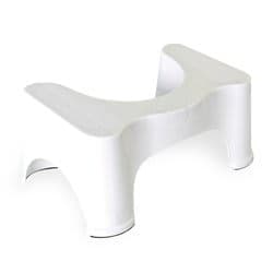 Squatty Potty Simple Bathroom Toilet Stool, White, 7" thumbnail 4