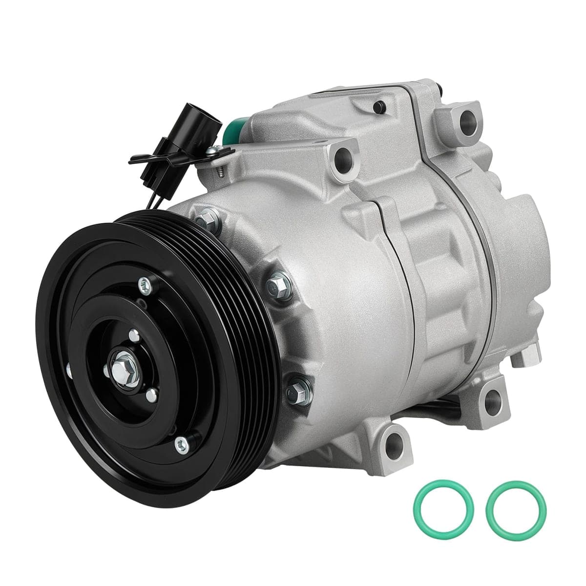 AC Compressor with Clutch Fit for 2012-2014 Kia Sorento 2.4L, 2013-2018 Hyundai Santa Fe Sport 2L 2.4L, Replace CO 29105C, Air Condition automotive replacement — image 1