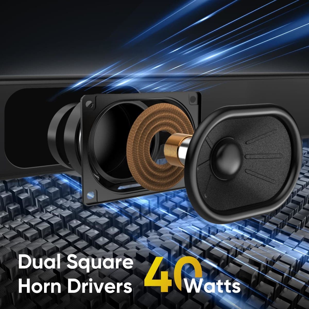 RIOWOIS 17" Sound Bar, Home Theater Surround Sound System for TV thumbnail 4
