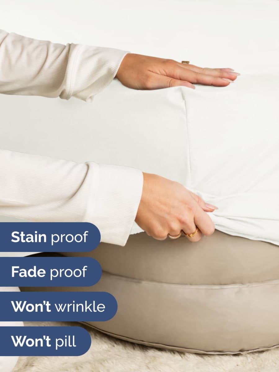 Extra Deep Queen Fitted Sheet - Single Fitted Sheet Only - Antique White thumbnail 4