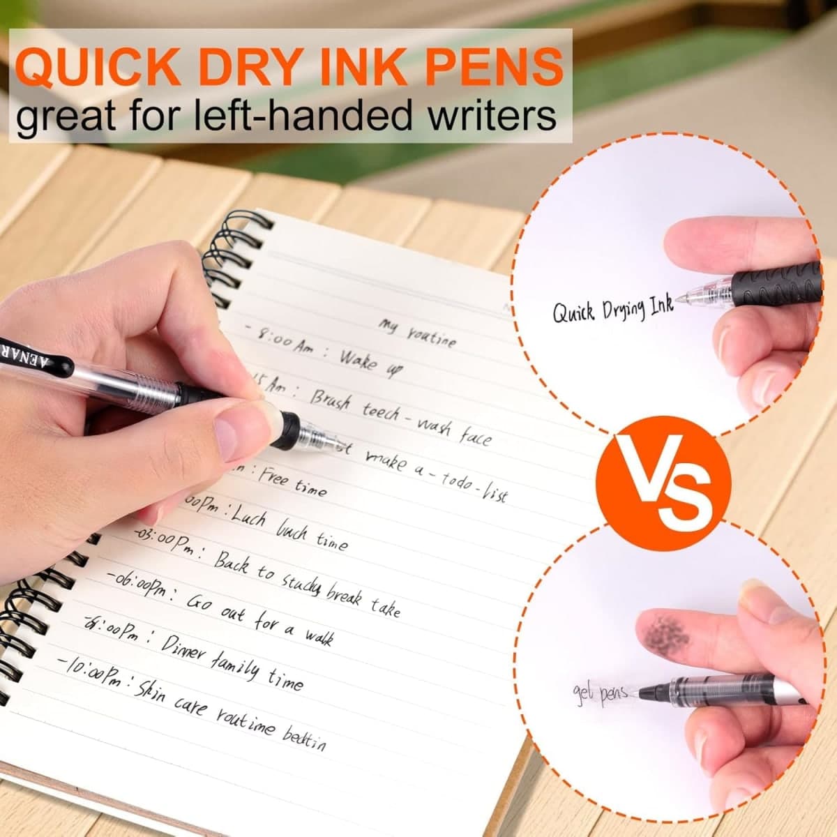 Jukjvtiy 20 Pcs Ink Pen Refills Compatible with Pilot G2, Sharpie Gel Pens 0.5 Refills Black, Fine Point Pen Refills for Click Pens thumbnail 3