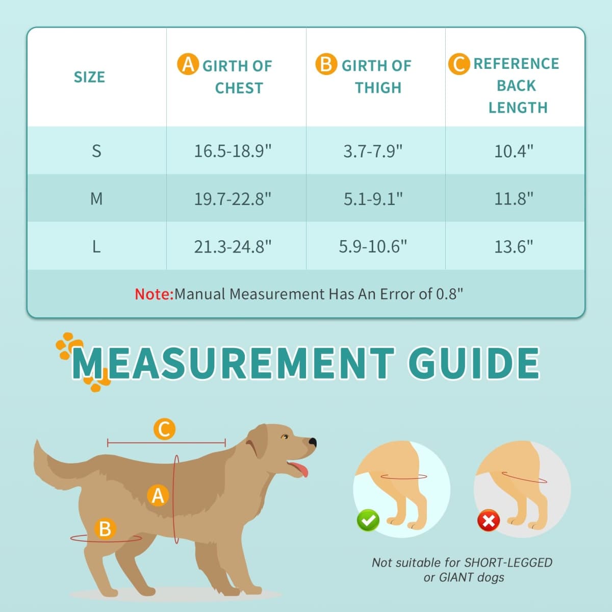 ALYBIT Dog Knee Braces for Torn ACL Hind Leg, Adjustable Dog Leg Braces for Back Leg with 4 Stabilizers for Luxating Patella Relieves Ligament Injury and Joint Pain(S) thumbnail 2
