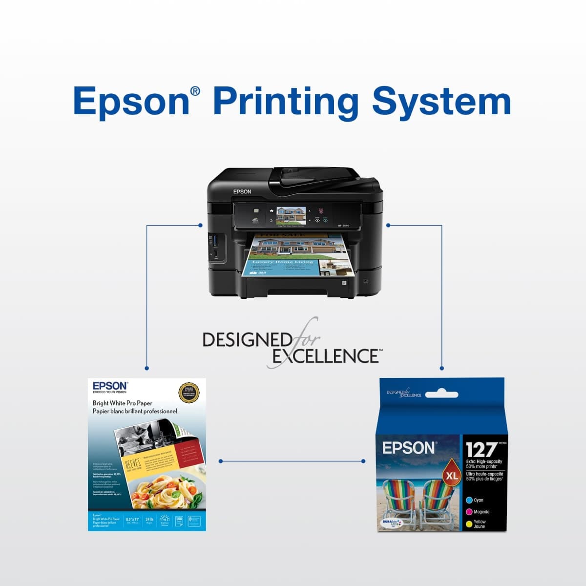 Epson 127 DURABrite Ultra Extra High-Capacity Ink Cartridge, Black (T127120) thumbnail 5