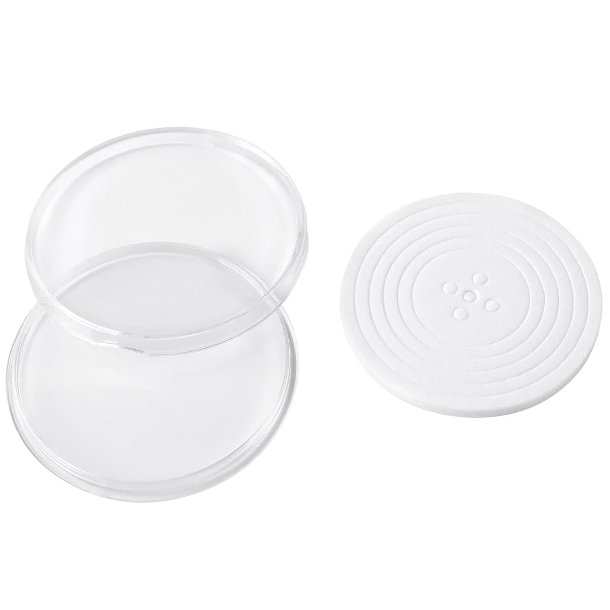 PINGEUI 200 PCS 46mm/1.8inch Transparent Air Tite Coin Capsules with Inner Cushion, 5 Sizes Silver Coin Protectors for All Coins, 20/25/30/35/40mm/0.79/0.98/1.18/1.38/1.57inch thumbnail 4