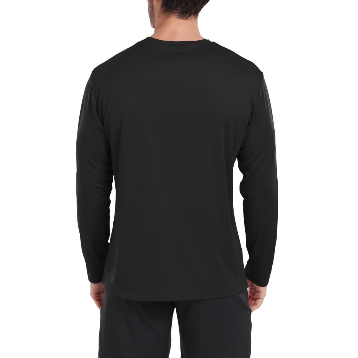 HovSiyla Long Sleeve Shirts for Men Moisture Wicking Mens Tee Shirts Workout Sun Protection T Shirt for Running, 5 Pack Black, Medium thumbnail 2