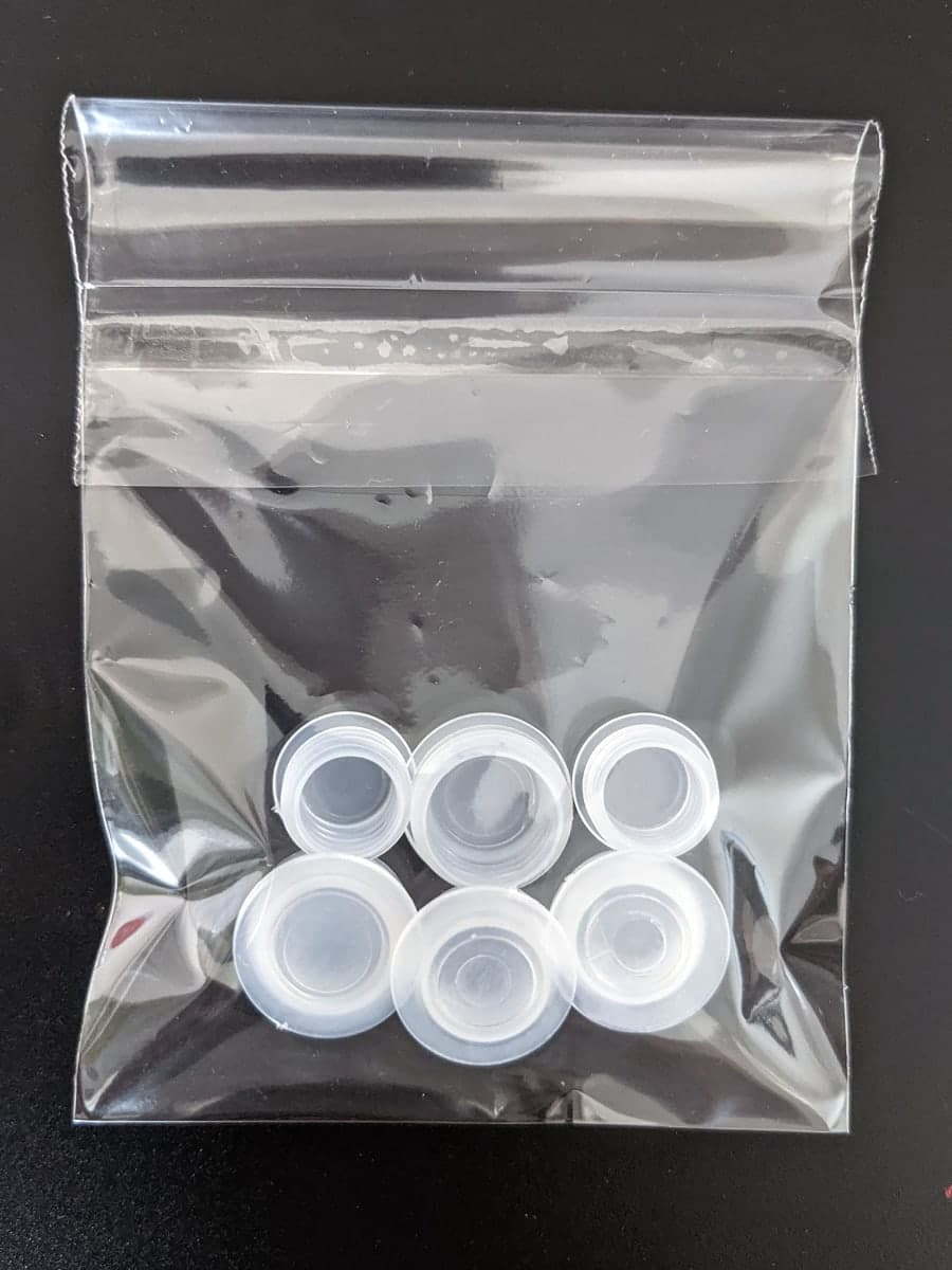 Generic Plastic Stopper Replacement Plug for Salt and Pepper Shakers,Flower Pots,Bottles,Pipes etc (6 pieces) (Sizes: 5/8 inch,9/16 inch,1/2 inch),White thumbnail 2