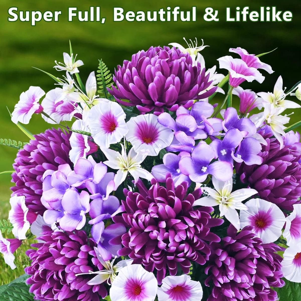 Dolicer Cemetery Flowers (Purple) thumbnail 2