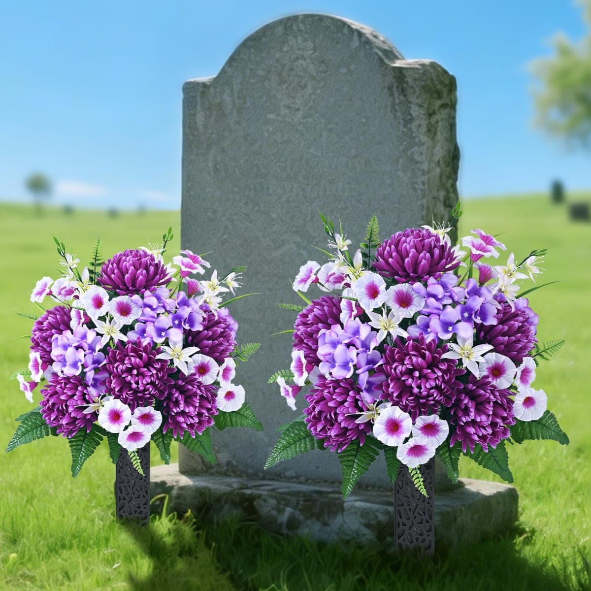 Dolicer Cemetery Flowers (Purple) thumbnail 5
