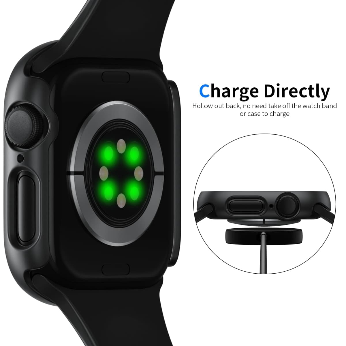 Landhoo 6 Pack Case for Apple Watch 41mm 9 8 7 with Screen Protector thumbnail 5