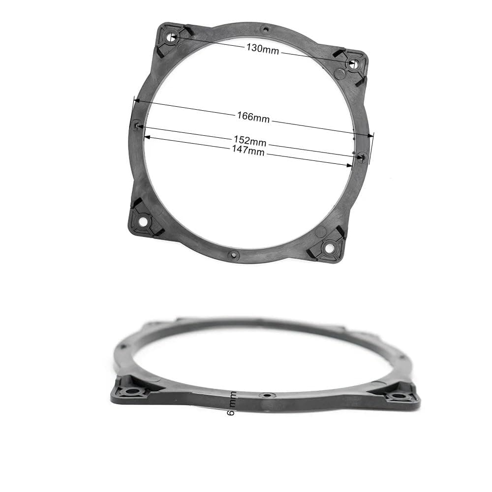 6,5 Inch Front Door Speaker Adapter Spacer Ring Fit for 2006-2020 Hyundai Sonata/Azera/Santa Fe/KIA 2011-2020, 6,5"-6,75” Speaker Adapter Brackets for Aftermarket Speaker Installation thumbnail 3