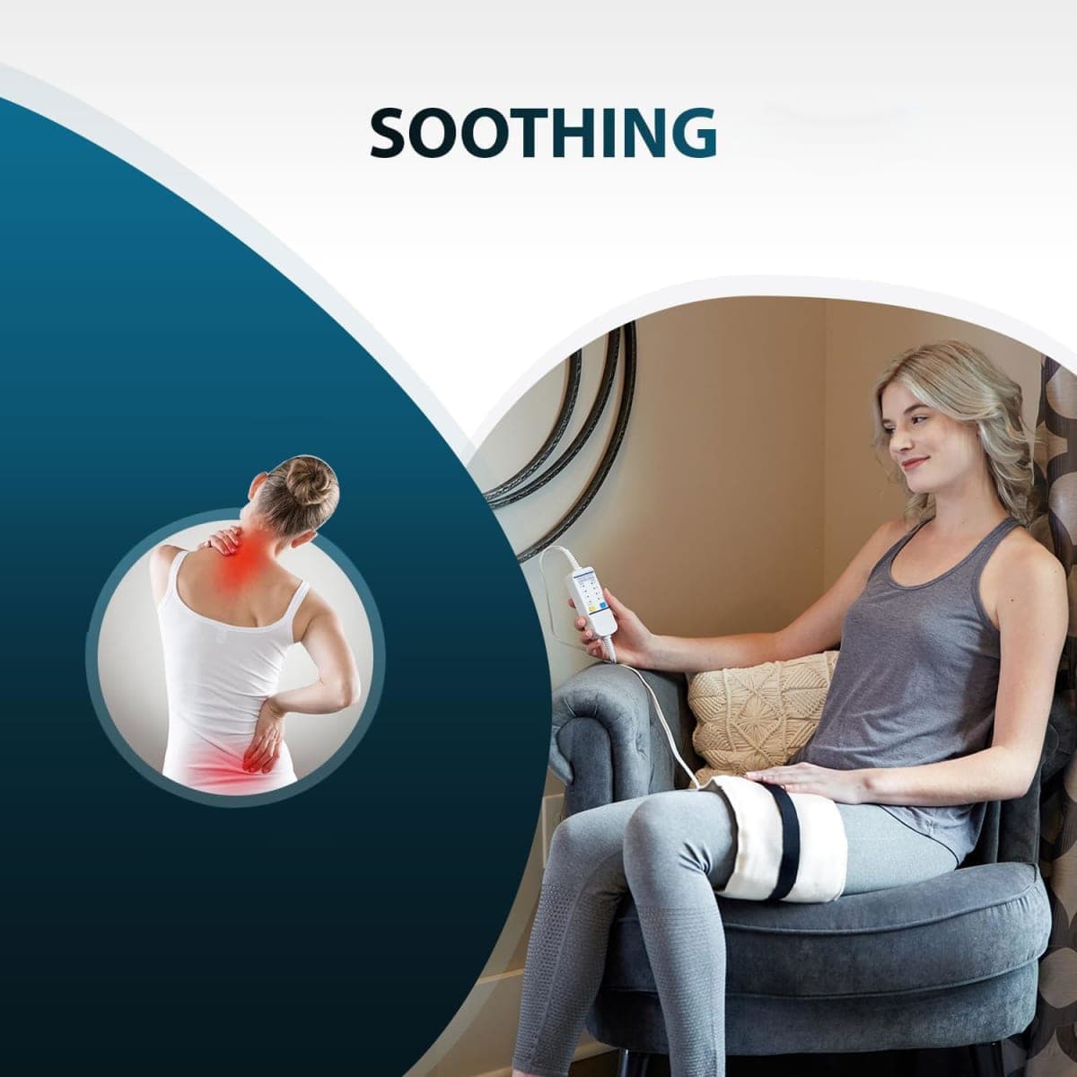 Thermotech Moist Heating Pad, Digital Timer, Medium 18 x 14 in thumbnail 3