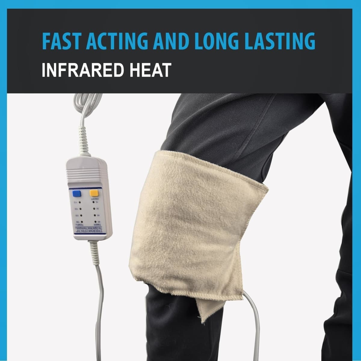 Thermotech Moist Heating Pad, Digital Timer, Medium 18 x 14 in thumbnail 4