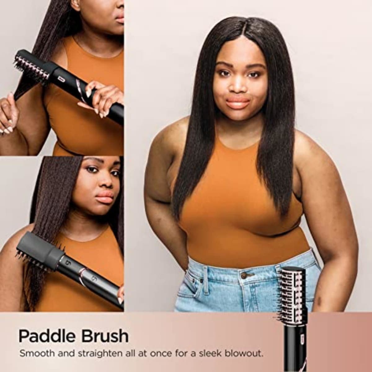 Shark Hair Dryer | FlexStyle Hair Styling System | Portable & Powerful Blow Dryer Brush | Hair Curler & Volumizer | 6 Styling Tools Included | Best for All Hair Types | Black | HD440BK thumbnail 3