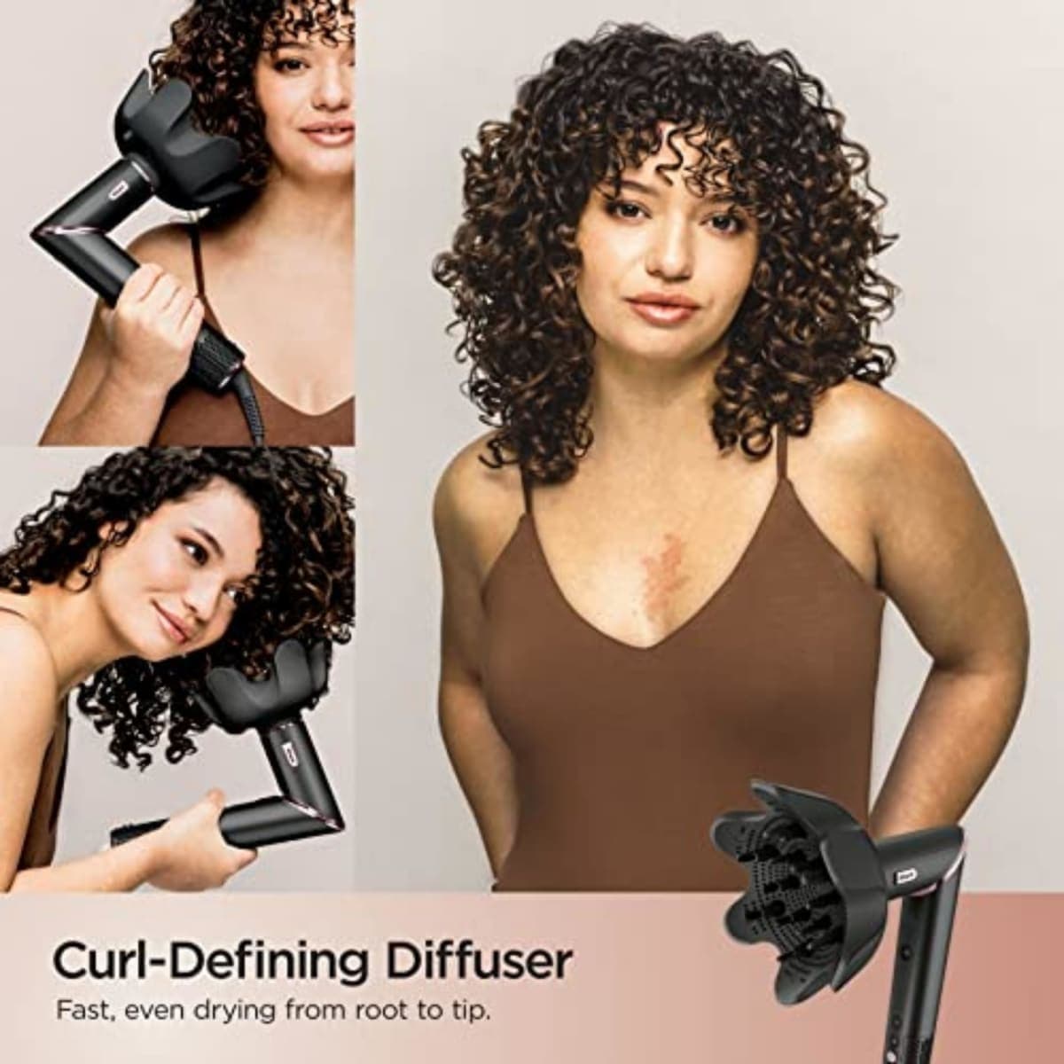 Shark Hair Dryer | FlexStyle Hair Styling System | Portable & Powerful Blow Dryer Brush | Hair Curler & Volumizer | 6 Styling Tools Included | Best for All Hair Types | Black | HD440BK thumbnail 5