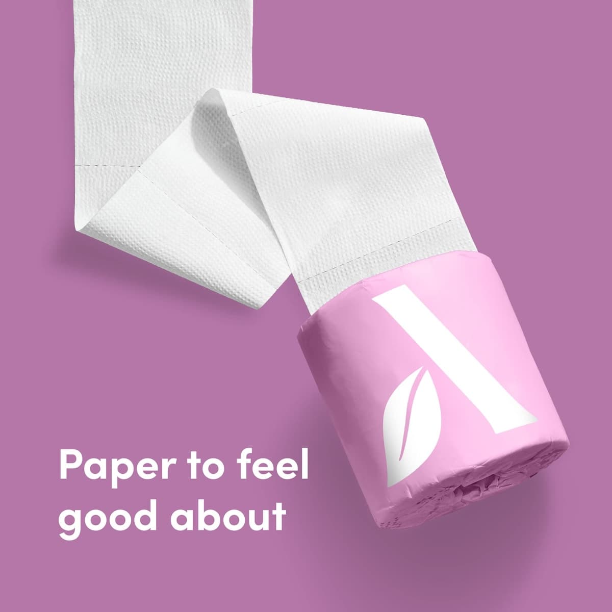 Amazon Aware Bamboo 3-Ply Toilet Paper, Unscented, 24 Rolls, FSC Certified, 350 Sheets, 8400 Count, Pack of 24, Plastic-Free thumbnail 5