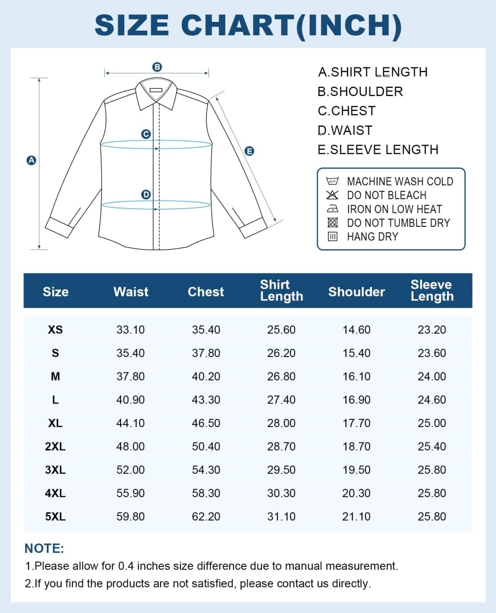 siliteelon Womens Classic-Fit Dress Shirts Long Sleeve Button Down Wrinkle-Free Stretch Solid Casual Work Office Blouse Top, Black, X-Large thumbnail 5