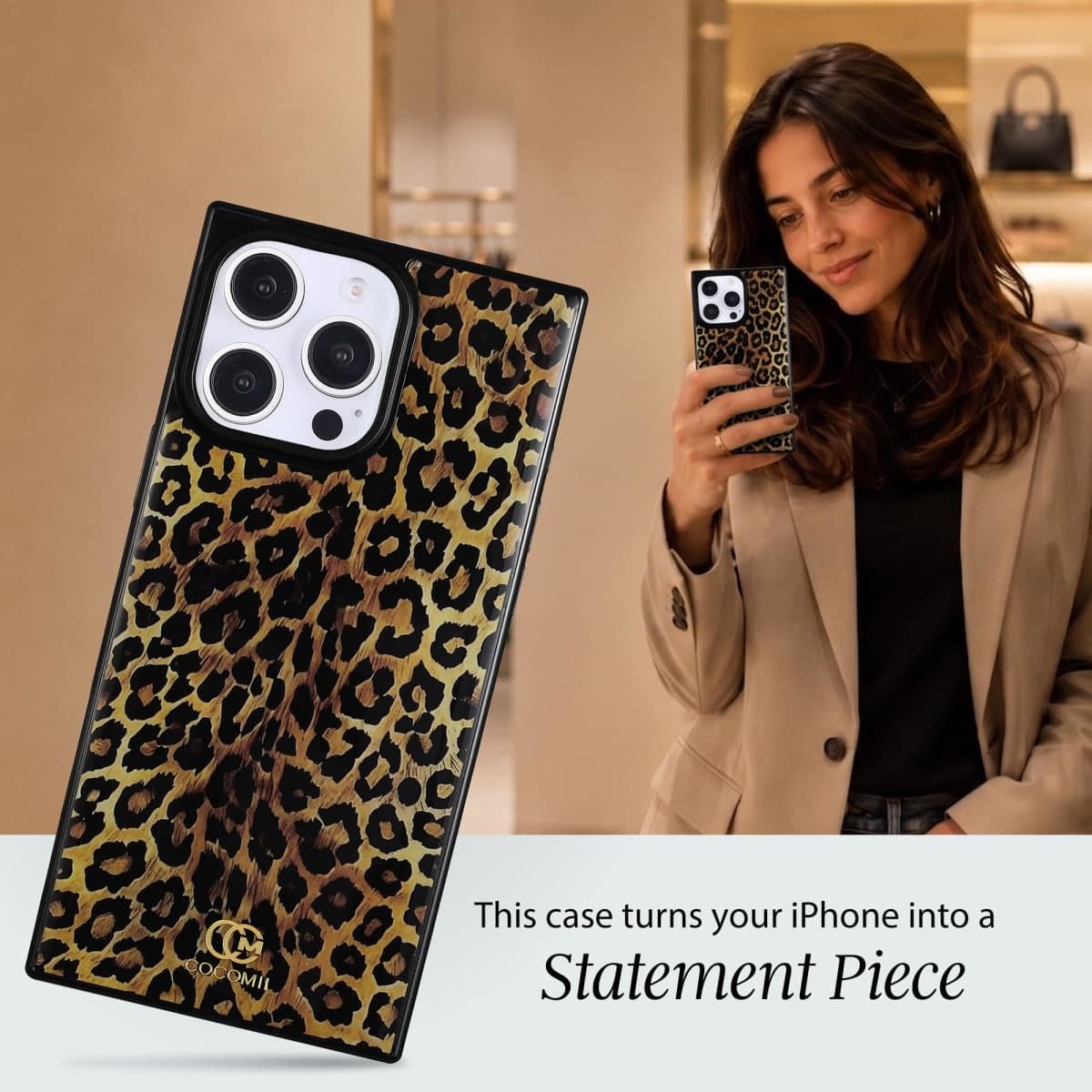 COCOMII Square for iPhone 17 Pro Max Case, Rectangle, Aurora Abalone Shell thumbnail 2