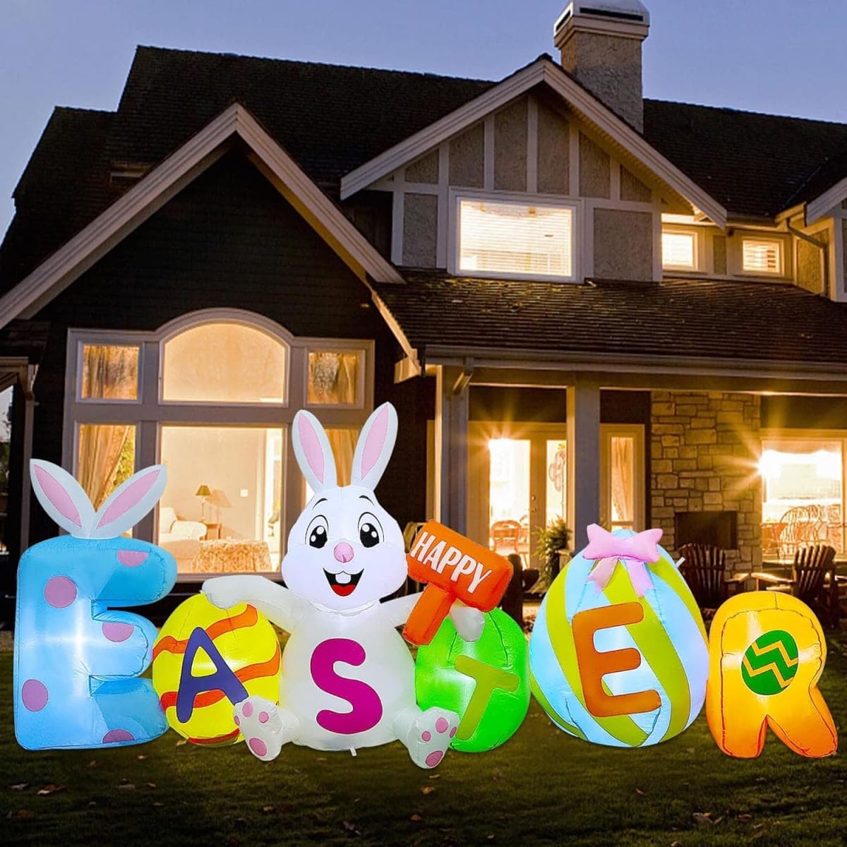 Joliyoou 8FT L Easter Inflatable Yard Decoration thumbnail 5