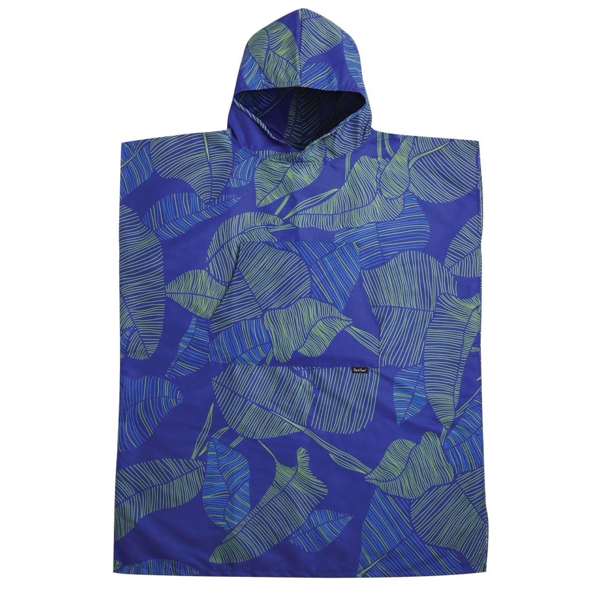 PackTowl Lightweight Microfiber Hooded Changing Poncho, Botanical, Small/Medium — image 1