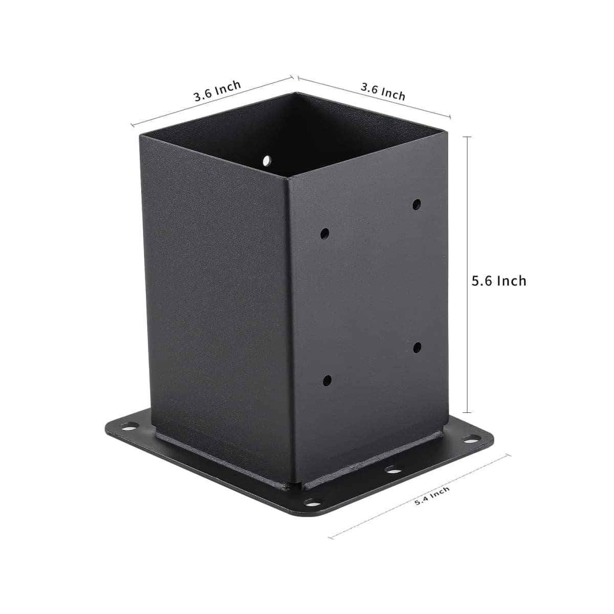 AXWHYS 4"x 4" Post Base 2 Pcs|(Inner Size 3.6x3.6) Post Anchors| thumbnail 2