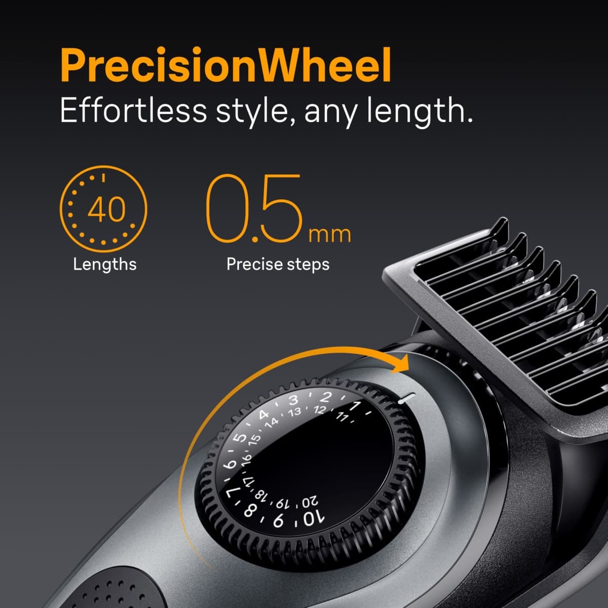 Braun All-in-One Style Kit Series 5 5480, 8-in-1 Trimmer for Men with Beard Trimmer, Body Trimmer for Manscaping, Hair Clippers & More, Ultra-Sharp Blade, 40 Length Settings, Waterproof thumbnail 3