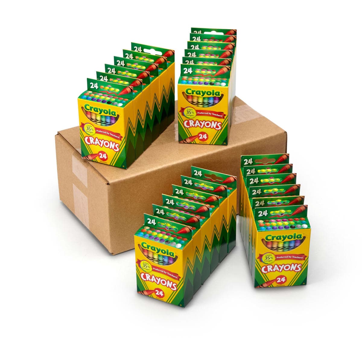 Crayola Bulk Crayons, 24 Packs of 24 ct., Classpack thumbnail 2