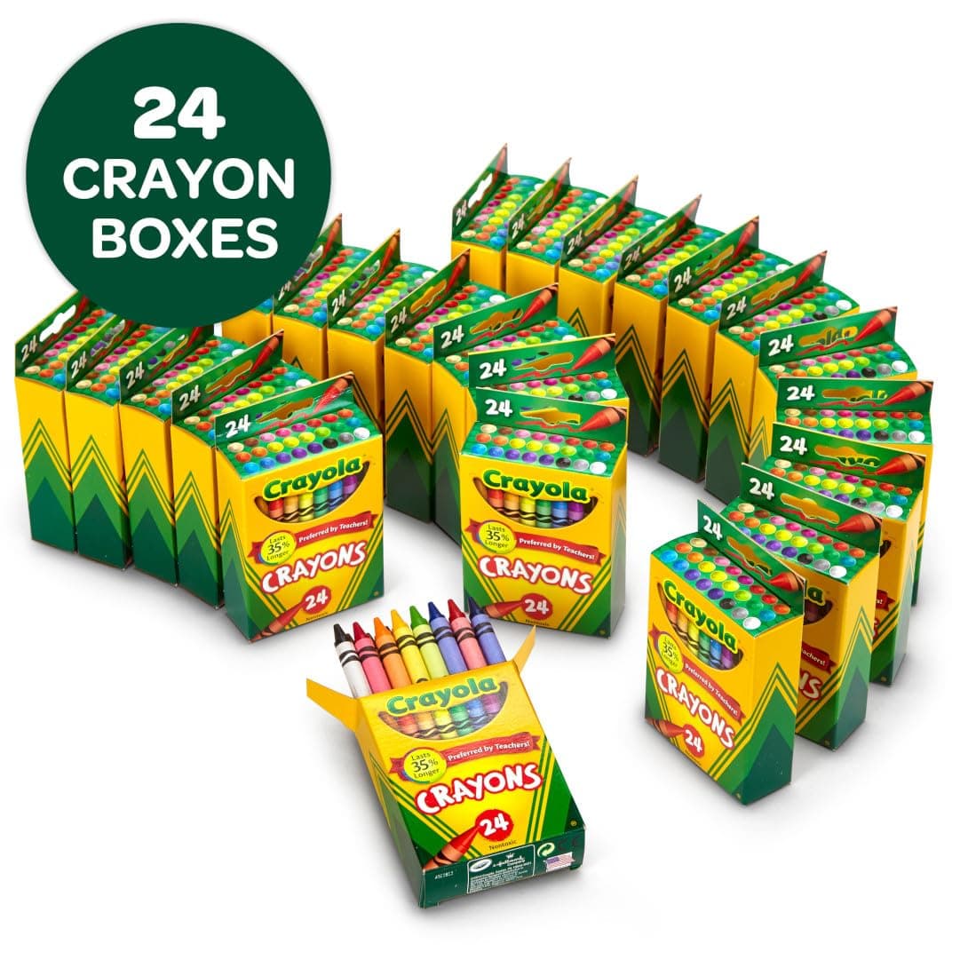 Crayola Bulk Crayons, 24 Packs of 24 ct., Classpack thumbnail 3