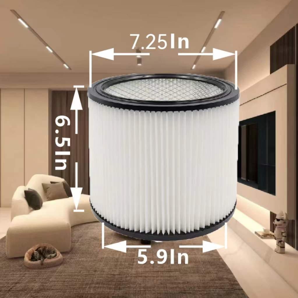 Replacement Filter For Shop Vac Filters 90304 Wet Dry Vac Filter - Perfect for Wet/Dry compatible with Shop Vac Vaccuums - Long thumbnail 4