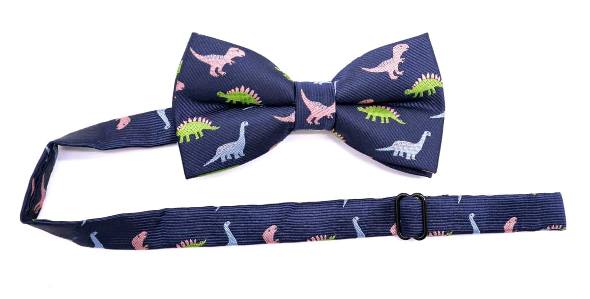 Carahere Boys Handmade Pre-Tied Bow Ties Novel Fun Pattern Bow Ties For Kids, Blue Pink Green, One Size thumbnail 3