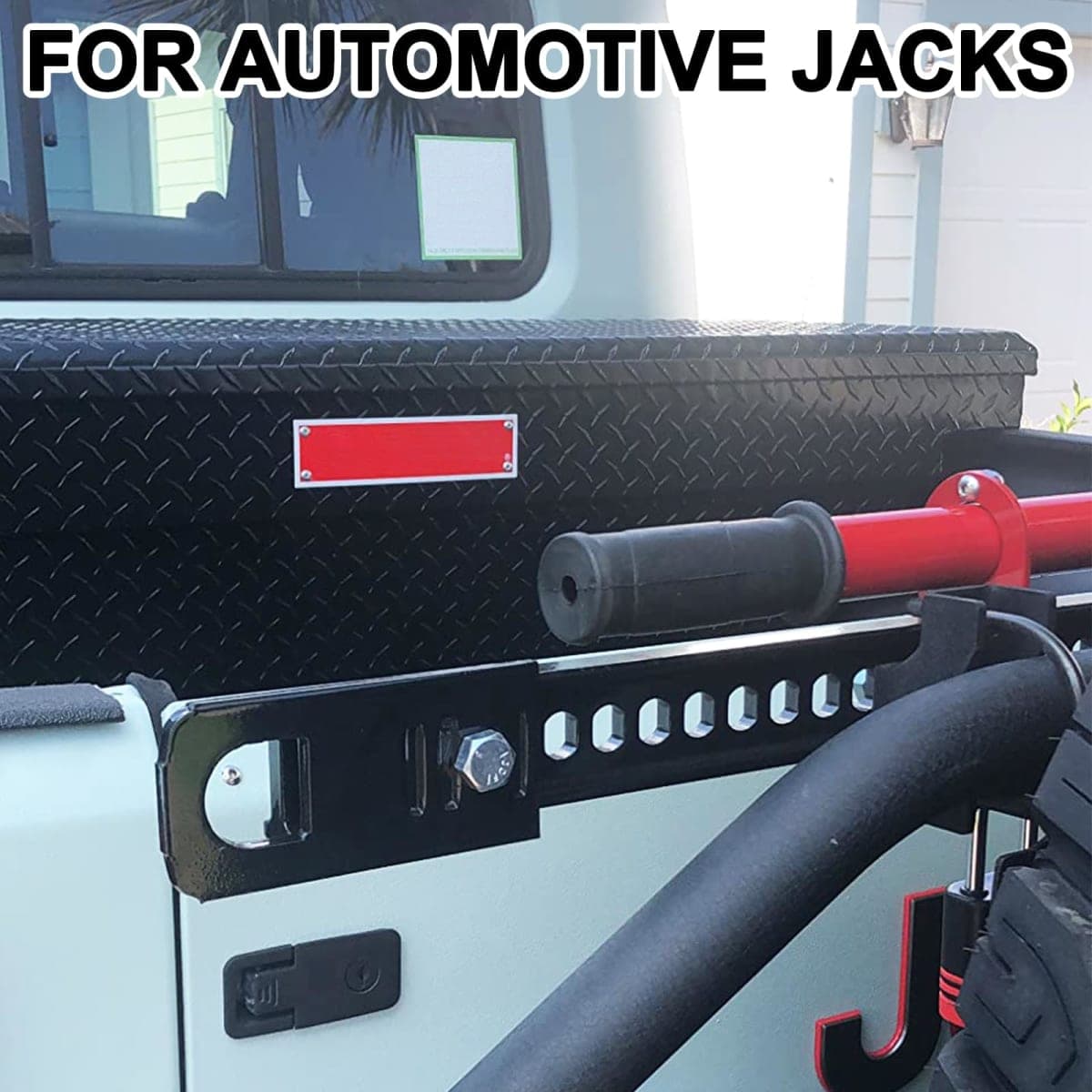 Black Rubber Handle Grip for Floor Jacks, 1 1/4 Inch Utility Handle Replacement Cover for High Lift, Off Road and Farm Jacks thumbnail 3