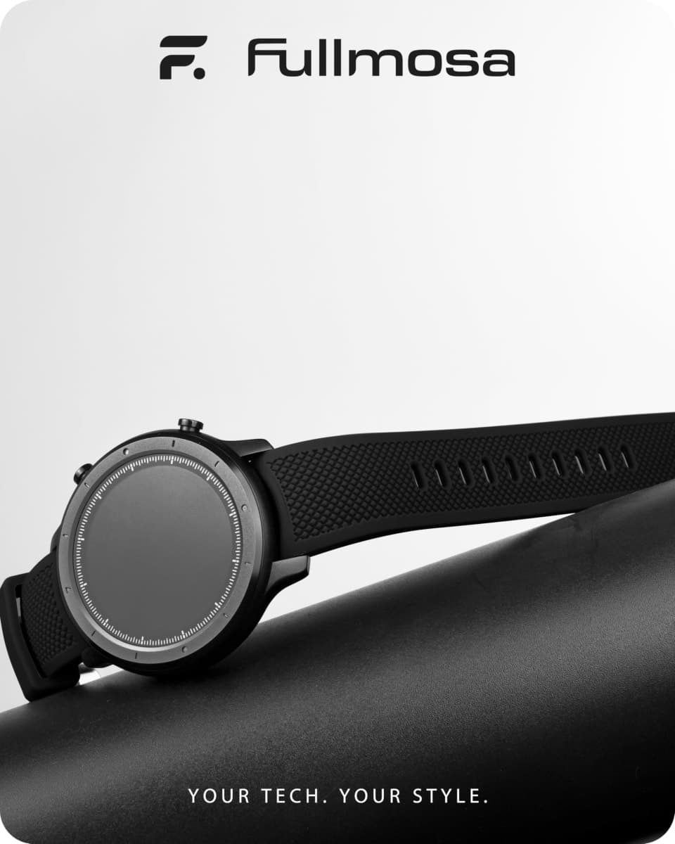 Fullmosa 20mm Silicone Watch Band No Gaps for Samsung Galaxy Garmin thumbnail 2