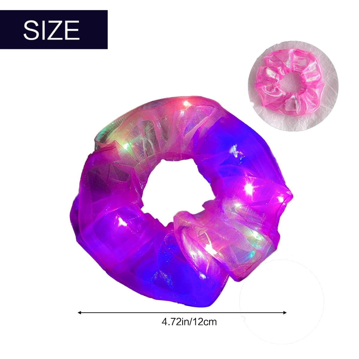 14Pcs Hair Scrunchies for Women,8Pcs Scrunchies and 6Pcs Hair Scrunchies Hair Tie,Colorful Elastic Hair Bands Hair Accessories for Halloween Christmas Party Favors thumbnail 3