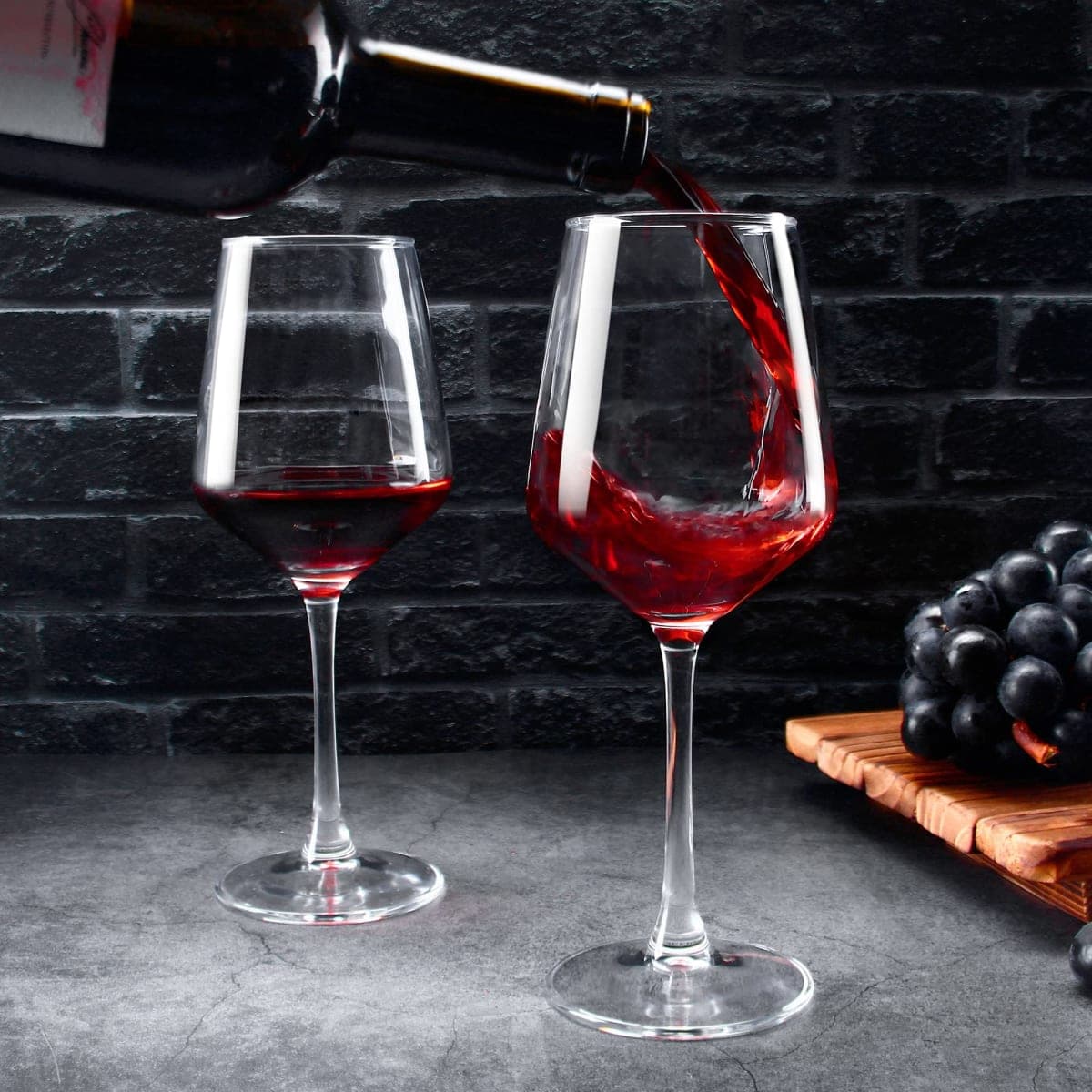 Wine Glasses Set of 12, 12oz Clear Red/White Wine Cup, Long Stem Wine Glasses for Party, Wedding and Home thumbnail 5