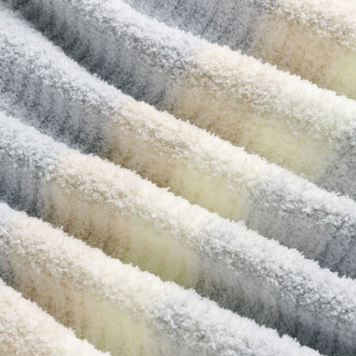 Cozzenity Checkered Throw Blanket, Taupe Soft Cozy Fluffy Knitted Throw Blankets for Couch, Sofa, Bed, Chair, Warm Fuzzy Travel Picnic Lightweight Plaid Blanket, 50x70 inches thumbnail 5