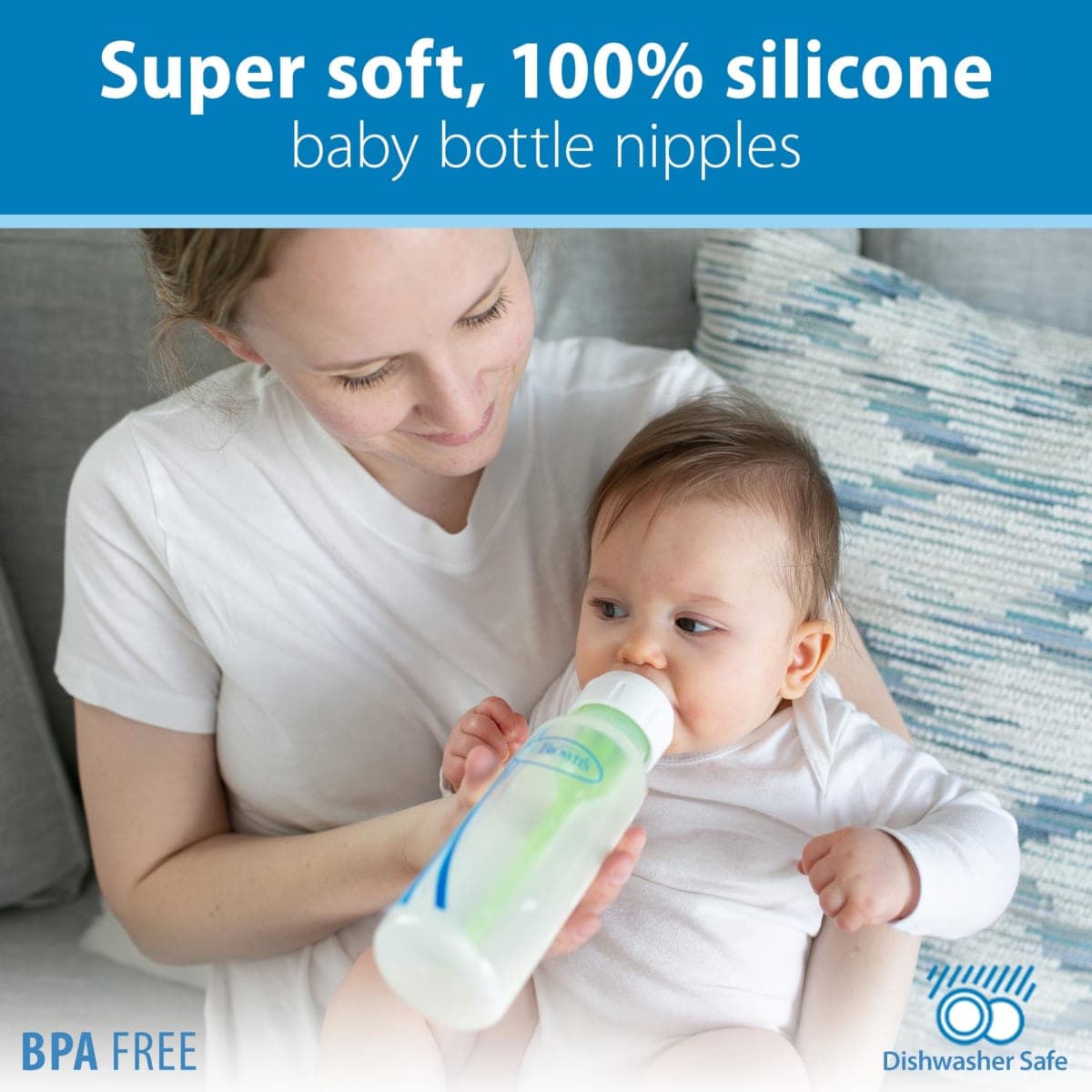 Dr. Brown's Natural Flow Anti-Colic Options+ Narrow Baby Bottle, 4 Ounce/120 ml 4 pack thumbnail 5