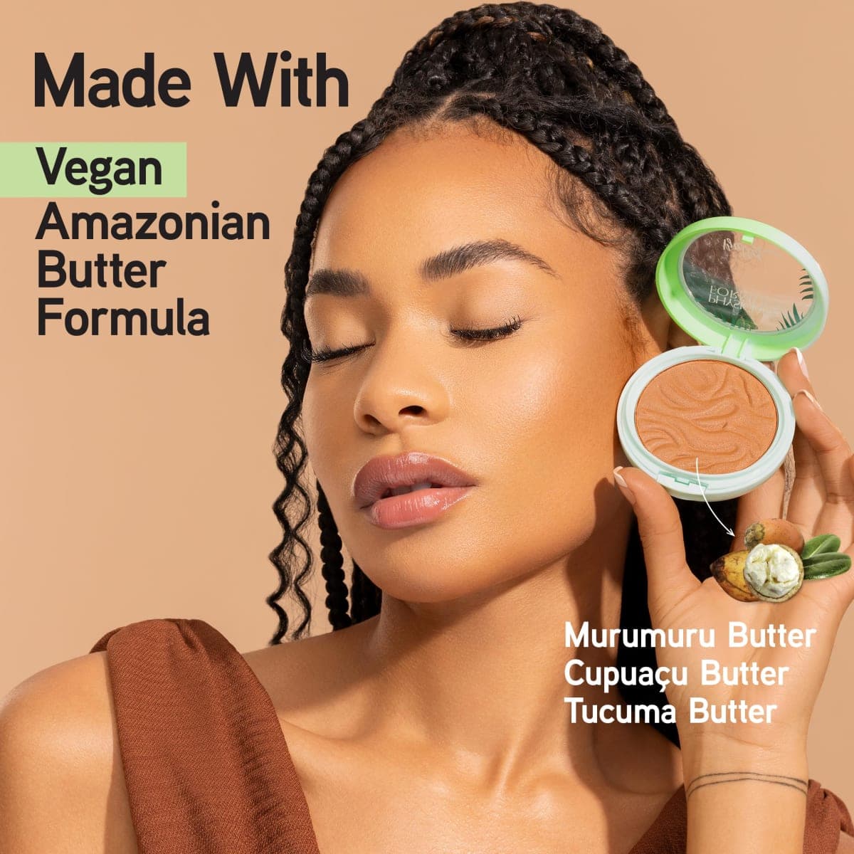 Physicians Formula Murumuru Butter Bronzer, Moisturizing, Nourishing Murumuru Butter Blend for Silky All-Day Luminous Glow, Dermatologist Tested, Hypoallergenic, Vegan & Cruelty-Free -Bronzer thumbnail 4