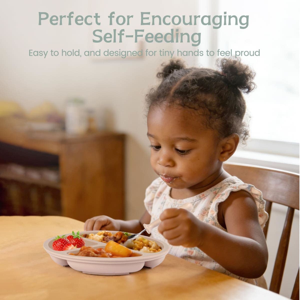 Eascrozn Toddler Forks and Spoons Set, 6 Pack Toddler Utensils, BPA Free thumbnail 4