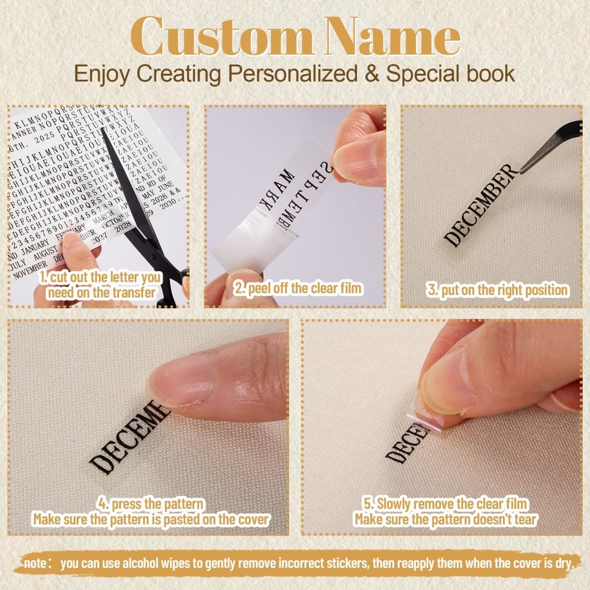 Engrowtic Wedding Officiant Book Custom Hardcover, 160 Lined Pages,White thumbnail 4